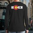 Colorado Cycling Mountain's Denver Back Print Long Sleeve T-shirt