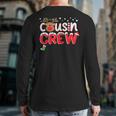 Cousin Crew Christmas 2023 Family Matching Santa Elf Xmas Back Print Long Sleeve T-shirt