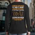 Curious Enough To Take It Apart Car Auto Garage Mechanic Men Back Print Long Sleeve T-shirt