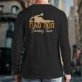Dad Bod Drinking Team Father Beer Drinker Retro Vintage Back Print Long Sleeve T-shirt