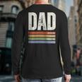 Dad Husband Daddy Protector Hero Back Print Long Sleeve T-shirt