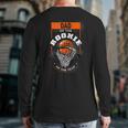 Dad Rookie Of The Year Basketball Dad Of The Rookie Back Print Long Sleeve T-shirt