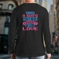 Dad A Son's First Hero A Back Print Long Sleeve T-shirt