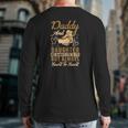 Daddy And Daughter Not Always Eye To Eye But Always Heart To Heart Back Print Long Sleeve T-shirt