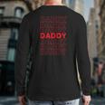 Daddy Thank You Bag Cute Back Print Long Sleeve T-shirt