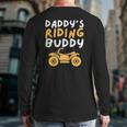 Daddy's Riding Buddy Quad Biker Atv 4 Wheeler Back Print Long Sleeve T-shirt Daddy's Riding Buddy Quad Biker Atv 4 Wheeler Back Print Long Sleeve T-shirt