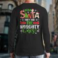 Dear Santa They Are The Naughty Ones Christmas Back Print Long Sleeve T-shirt