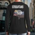 Dependapotamus Dependa Military Meme Back Print Long Sleeve T-shirt