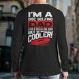Disc Golf I'm A Disc Golfing Dad Father Day Disc Golf Player Back Print Long Sleeve T-shirt