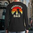 Dog And Cat Dad Vintage Retro Back Print Long Sleeve T-shirt