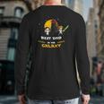 Father Daughter And Son Best Dad In The Galaxy Back Print Long Sleeve T-shirt