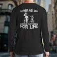 Father And Son Riding Partners For Life Dads Sons Back Print Long Sleeve T-shirt