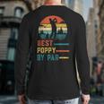 Father's Day Best Poppy By Par Golf For Dad Grandpa Back Print Long Sleeve T-shirt