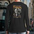 Father's Day Firefighter Retro Fireman Back Print Long Sleeve T-shirt