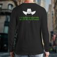 Father's Day Lawn Ranger Lawn Care Mow Grass Father Back Print Long Sleeve T-shirt