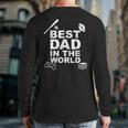 Father's DayBest Dad Sports Video Games Books Back Print Long Sleeve T-shirt