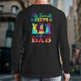 My Favorite Bunnies Call Me Dad Easter Tie Dye Father Back Print Long Sleeve T-shirt