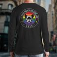 French Bulldog Dad Lgbt-Q Gay Pride Frenchie Dog Lover Ally Back Print Long Sleeve T-shirt