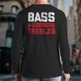 Customized Car Bass Sound Car Audio Car Stereo Back Print Long Sleeve T-shirt