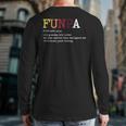 Funpa Like Grandpa Cute Definition Funpa Back Print Long Sleeve T-shirt