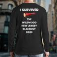 I Survived The Wildwood New Jersey Blackout 2023 Back Print Long Sleeve T-shirt