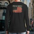 Ultra Maga King Vintage American Flag Ultra-Maga Retro Back Print Long Sleeve T-shirt