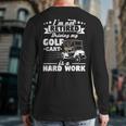 Golf Cart Retirement Grandpa Retired Golfing Back Print Long Sleeve T-shirt