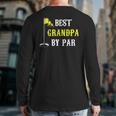 Grandfather Best Grandpa By Par Golf Dad And Back Print Long Sleeve T-shirt