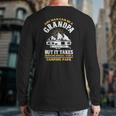 Grandfather Camp Lover Proud Camping Papa Back Print Long Sleeve T-shirt