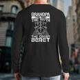 Grandpa The Man The Myth The Green Beret Back Print Long Sleeve T-shirt