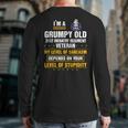 Grumpy Old 31St Infantry Regiment Veteran Soldier Xmas Back Print Long Sleeve T-shirt