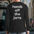 Hands Of The Jorts Denim Shorts Summer Jeans Back Print Long Sleeve T-shirt