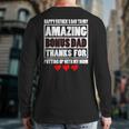 Happy Father Day To My Amazing Bonus Dad Thanks For Putting Back Print Long Sleeve T-shirt