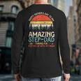 Happy Father's Day To My Amazing Stepdad Father Day Back Print Long Sleeve T-shirt