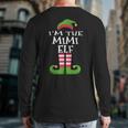 I'm The Mimi Elf Family Matching Christmas Pajama Back Print Long Sleeve T-shirt