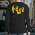 Iowa Football Iowa Waves Back Print Long Sleeve T-shirt