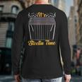 It's Slin Time Pedal Sl Guitar Player Guitarist Back Print Long Sleeve T-shirt