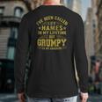 I've Been Called A Lot Of Names But Grumpy Is My Favorite Back Print Long Sleeve T-shirt