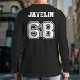 Jersey Style Javelin 68 1968 Old School Muscle Car Back Print Long Sleeve T-shirt