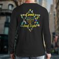 Love And Light Hanukkah Jew Menorah Jewish Chanukah Back Print Long Sleeve T-shirt
