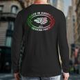 Made In America With Mexican Parts American Pride Back Print Long Sleeve T-shirt