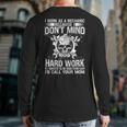 Mechanic Car Guy Car Repair Shop Workshop Back Print Long Sleeve T-shirt