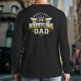 For Men World's Best Freestyle Wrestling Dad Back Print Long Sleeve T-shirt