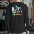 Mens Easter Papa Bunny Family Couples Back Print Long Sleeve T-shirt