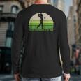 Mens Best Stepdad By Par Golf Apparel Father's Day Vintage Back Print Long Sleeve T-shirt