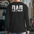 Mens Trex Dad Dinosaur Lover Cool Vintage Mens Fathers Day Back Print Long Sleeve T-shirt