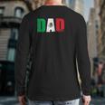 Mexican Dad Fathers Day Cinco De Mayo Dad Outfit Back Print Long Sleeve T-shirt