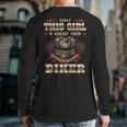 Motorcycle Babe Sorry I'm Already Taken By Hot Biker Back Print Long Sleeve T-shirt