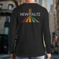 New Paltz New York Vintage Retro Back Print Long Sleeve T-shirt