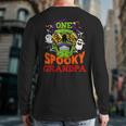 One Spooky Grandpa Halloween Costume Family Back Print Long Sleeve T-shirt